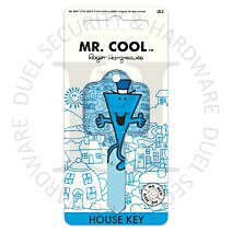 Mister Men KEY00093 Mr Cool 6-Pin UL2 Universal Section Cylinder Key Blank