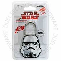 Star Wars Head Shaped Stormtrooper Keyless Combination Padlock