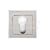 S2ESCESPC Square Euro Escutcheon PC