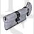 ERA EEKT3030S 30x30mm Euro Key & Turn Cylinder Satin