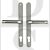 Hoppe HOP832095S UPVC London Range 92mm Centres Lever/Lever Handles Silver