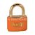 Kasp K12240ORAD Orange Vinyl Padlock - Differ