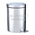 Bary SB-501 Grade 304 Round Dustbin With Foot Pedal To Operated Lid Satin Stainless Steel