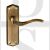 Old English OE178LMAB Warwick Latch Lever Door Handle On Backplate Matt Antique Brass