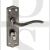 Old English OE178WCDS Warwick WC Bathroom Lever Handle On Backplate Distressed Silver Internal