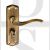 Old English OE178WCMAB Warwick WC Bathroom Lever Handle On Backplate Matt Antique Brass Internal