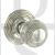 Old English OE50RMKPN Ripon Solid Brass Reeded Mortise Knob On Concealed Fix Round Rose Polished Nickel