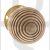 Old English OE57RMKAB Bridlington Wood Reeded Beehive Mortise Knob On Face Fix Rose Antique Brass