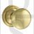 Old English OE58MMKSB Harrogate Solid Brass Mushroom Mortise Knob On Concealed Fix Rose Satin Brass