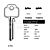 TCB574 Cylinder Key Blanks (10)