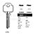 TCB914 Cylinder Key Blanks (10)