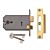 Union 2077 149mm 3 Lever Horzontal Mortise Sashlock Polished Brass