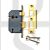 Union 2277 50mm 3 Lever Narrow Style Mortise Sashlock Polished Brass