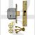 Union 3G114E 67mm BS3621:2007 5 Lever Mortice Deadlock Brass