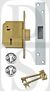 Union 3G115 80mm Contract 5 Lever Mortice Deadlock Satin Chrome