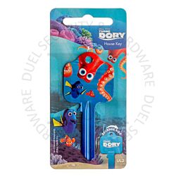 Disney Finding Dory - Hank Universal UL2 6-Pin Cylinder Key Blank