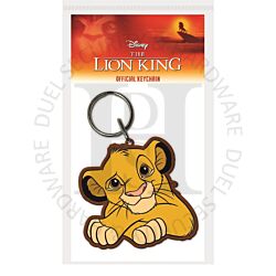 Disney Simba From The Lion King RK38902C PVC Rubber Keychain 6x6cm