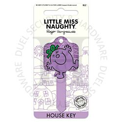 Little Miss KEY00089 Little Miss Naughty 6-Pin UL2 Universal Section Cylinder Key Blank