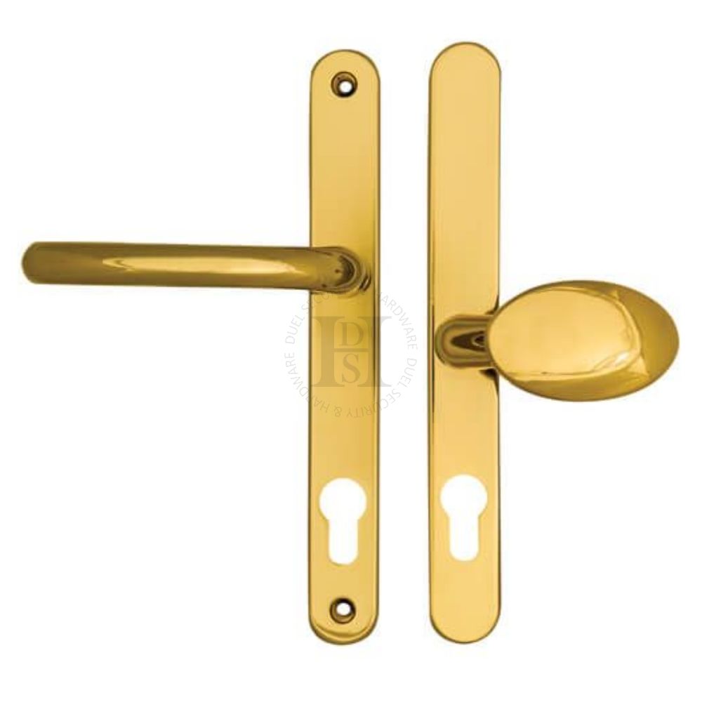 Fab Fix Dlmhanlphg Balmoral Range Upvc Lever Moveable Pad Mm Handles Hardex Gold