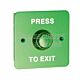 Deedlock AEB7 Flush Hevy Duty Pres To Exit Button On Green Plate