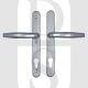 Hoppe M903292S UPVC Atlanta Range 92mm Centre Lever/Lever Handles Silver