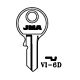 Abus Copy Orion ABS15 Cylinder Key Blanks Silca VI088 JMA VI-6D HD 191C Errebi AU8PD Pack of 10