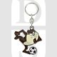 Warner Bros Looney Tunes - Tazmanian Devil Football Enamelled Licensed Keychain-Keyring