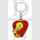 Warner Bros Looney Tunes - I Love Tweety Enamelled Licensed Keychain-Keyring