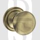 Old English OE58MMKAB Harrogate Solid Brass Mushroom Mortise Knob On Concealed Fix Rose Antique Brass