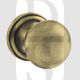 Old English OE58MMKMAB Harrogate Solid Brass Mushroom Mortise Knob On Concealed Fix Rose Matt Antique Brass