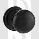 Old English OE58MMKMB Harrogate Solid Brass Mushroom Mortise Knob On Concealed Fix Rose Matt Black