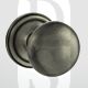 Old English OE58MMKMBN Harrogate Solid Brass Mushroom Mortise Knob On Concealed Fix Rose Matt Gun Metal