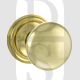 Old English OE58MMKPB Harrogate Solid Brass Mushroom Mortise Knob On Concealed Fix Rose Polished Brass