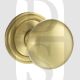 Old English OE58MMKSB Harrogate Solid Brass Mushroom Mortise Knob On Concealed Fix Rose Satin Brass