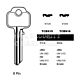 TCB916 Cylinder Key Blanks (10)