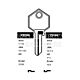 Yeti Copy YTI10 Cylinder Key Blanks