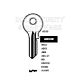 Abus Copy Orion  AB53R Cylinder Key Blanks Silca AB53 JMA ABU-21 HD KB6530 Errebi AU64R Pack of 10