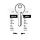 Abus Copy Orion ABS14 Cylinder Key Blanks Silca AB17 JMA ABU-6D HD AB14 Errebi AU11D Pack of 10