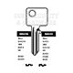 Burg Copy Orion BRG29L Cylinder Key Blanks Silca BUR21R JMA BUR-5 Errebi BG25R Pack of 10