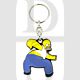 The Simpsons Homer Simpson Butt Enamelled Licensed Keychain-Keyring