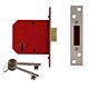 Union 2101 65mm 5 Lever Mortise Deadlock Satin Chrome