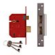 Union 2234E 67mm 5 Lever British Standard Mortise Sashlock Satin Chrome