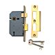 Union 2277 77.5mm 3 Lever Mortise Sashlock Polished Brass